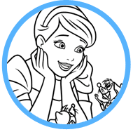 Cinderella coloring page