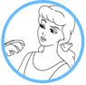 Cinderella coloring page