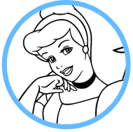 Cinderella coloring page