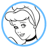 Cinderella coloring page