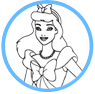 Cinderella coloring page