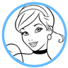 Cinderella coloring page