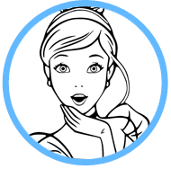 Cinderella coloring page