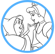 Cinderella coloring page