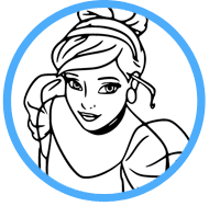 Cinderella coloring page
