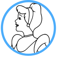 Cinderella coloring page