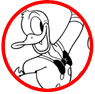 Donald and Daisy Duck coloring page