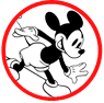 Classic Mickey and Donald coloring page