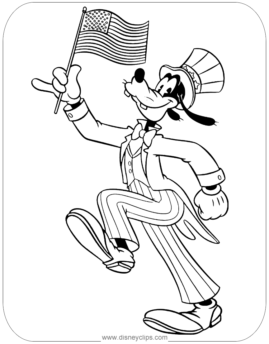 Classic Mickey and Friends Coloring Pages | Disney's World ...