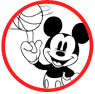 Classic Mickey Mouse coloring page