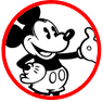 Classic Mickey Mouse coloring page