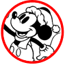Classic Mickey Mouse coloring page