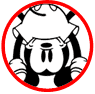 Classic Mickey Mouse coloring page