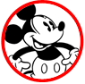 Classic Mickey Mouse coloring page