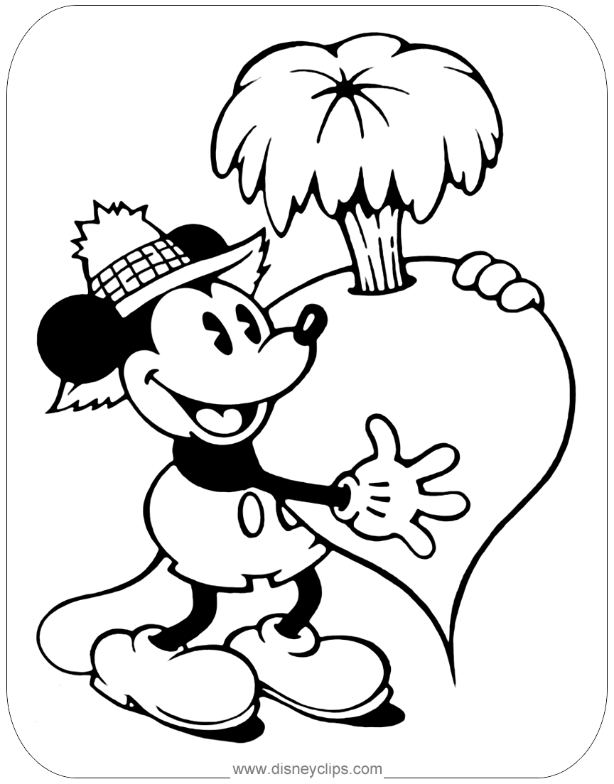 Download Classic Mickey Mouse Coloring Pages | Disney's World of ...