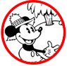 Classic Mickey Mouse coloring page