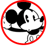 Classic Mickey Mouse coloring page