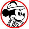 Classic Mickey Mouse coloring page