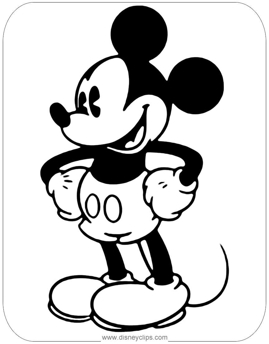 mickey mouse coloring pages