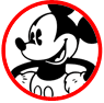 Classic Mickey Mouse coloring page