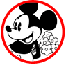Classic Mickey Mouse coloring page