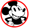 Classic Mickey Mouse coloring page