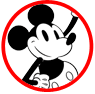 Classic Mickey Mouse coloring page