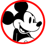 Classic Mickey Mouse coloring page