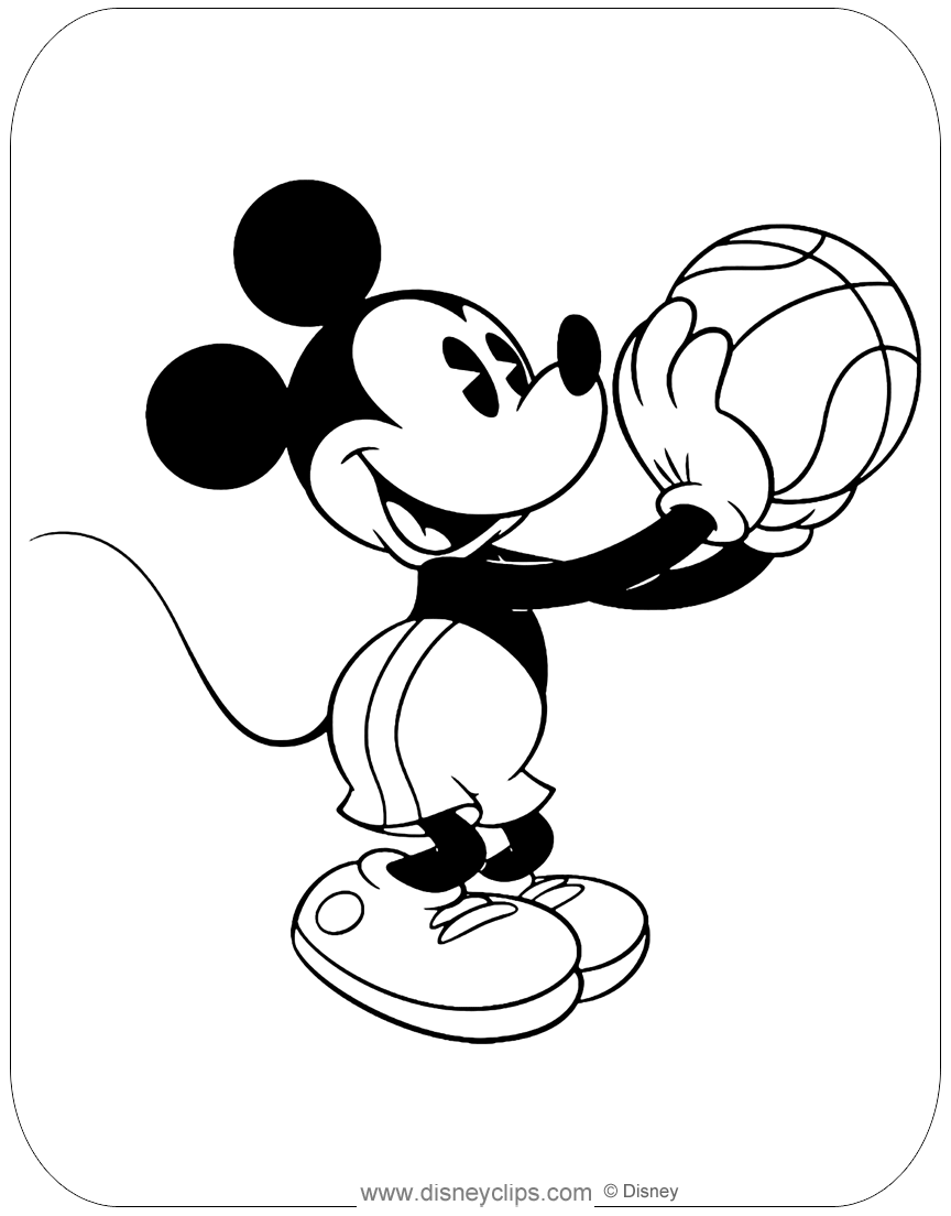 mickey mouse coloring pages