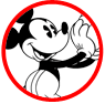 Classic Mickey Mouse coloring page