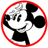 Classic Mickey Mouse coloring page