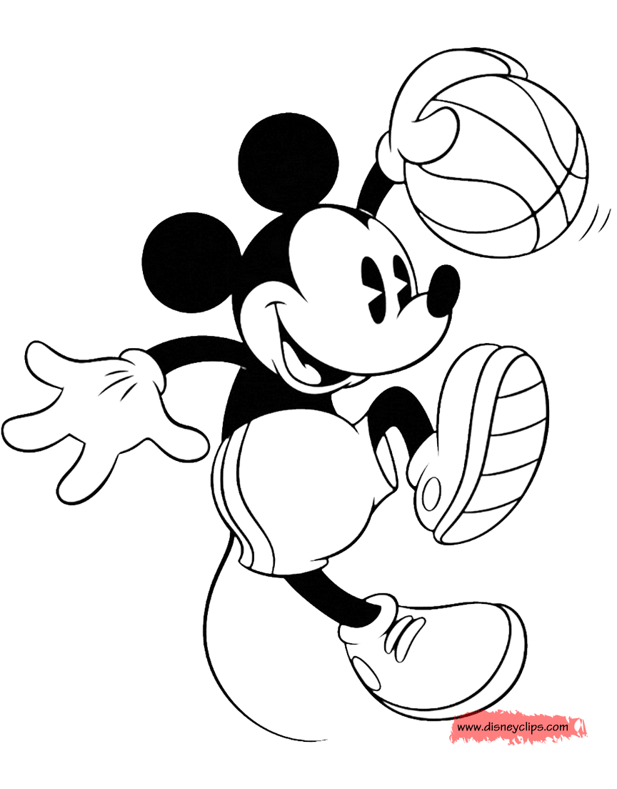 Download Classic Mickey Mouse Coloring Pages 2 | Disney's World of ...