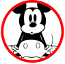 Classic Mickey Mouse coloring page