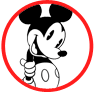 Classic Mickey Mouse coloring page