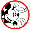 Classic Mickey Mouse coloring page