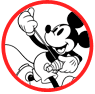 Classic Mickey Mouse coloring page