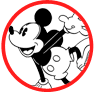 Classic Mickey Mouse coloring page
