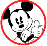 Classic Mickey Mouse coloring page