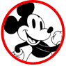 Classic Mickey Mouse coloring page