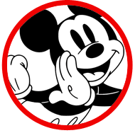 Classic Mickey Mouse coloring page