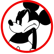 Classic Mickey Mouse coloring page