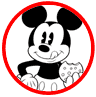 Classic Mickey Mouse coloring page