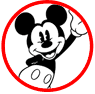 Classic Mickey Mouse coloring page