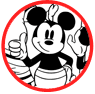 Classic Mickey and friends coloring page