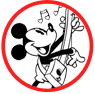 Classic Mickey and Minnie Mouse coloring page