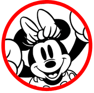 Classic Mickey and Minnie coloring page