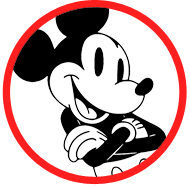 Classic Mickey coloring page