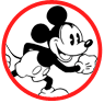 Classic Mickey Mouse coloring page