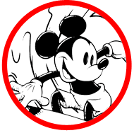 Classic Mickey coloring page