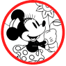 Classic Minnie Mouse coloring page